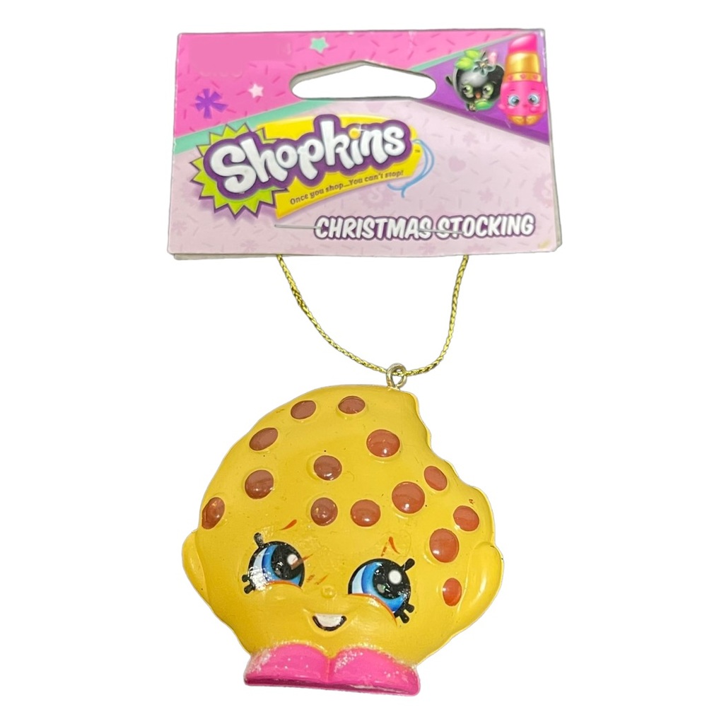 Shopkins Yellow Kooky Cookie Season 1 Figure Full Sculpt Christmas Ornament